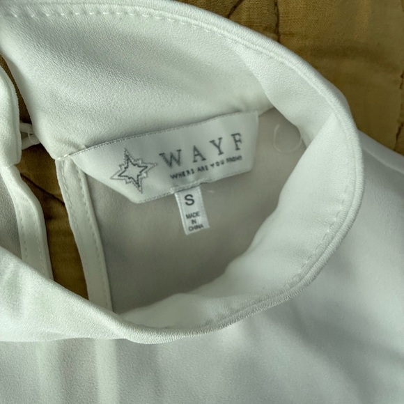 Wayf White Blouse - Picture 3 of 11